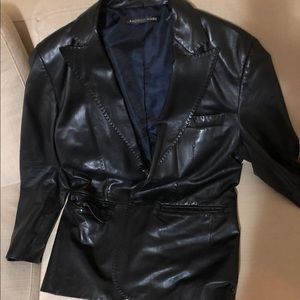 Andrew Marc leather blazer /jacket